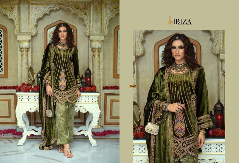 Goonj Vol 2 By Ibiza Viscose Velvet Designer Salwar Kameez 